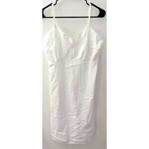 Vintage Cotton Full Slip Lace Women's 34 Medium Dreamy Fairy Angel Romantic